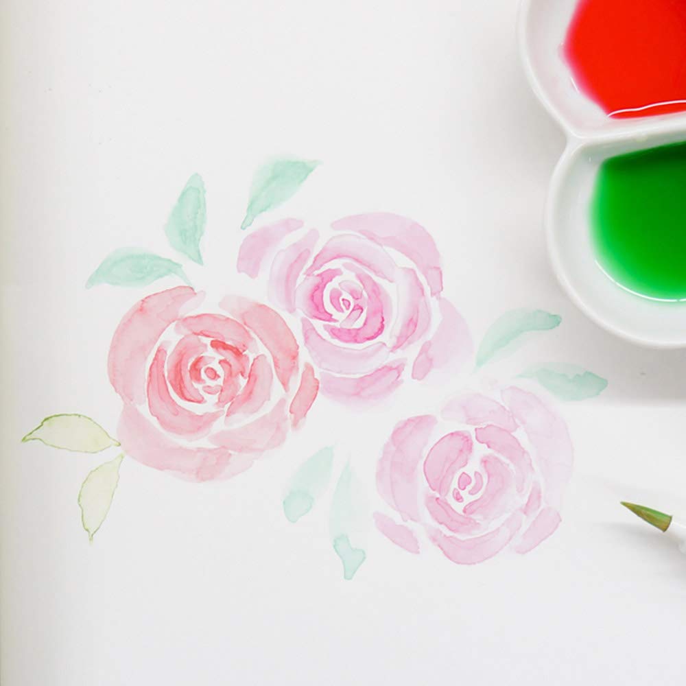 Kuretake GANSAI TAMBI Watercolor Paint Set 18 Colors, Professional-quality art supplies for artists adult painting sketching, Non-Toxic, Made in Japan Kuretake
