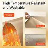 TransOurDream 4 Pack PTFE Teflon Sheets Size L16 x 20" for Auto Heat Press Heat Transfer Paper and Sublimation Paper Reusable Heat Resistant Non Stick TransOurDream