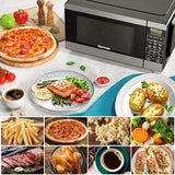 Kenmore KMCMV207S2-07 Countertop Microwave 6 Auto-Preset Menus, Child Lock, Defrost & Express Cooking Features, 0.7 Cu Ft, Stainless Steel Kenmore