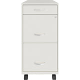 LYS SOHO Box/File/File Mobile White File Cabinet, 3 Drawer, 26.5 x 14.3 x 18 in Lorell