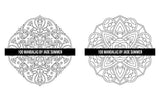 Mandala Coloring Book: For Adults with 100 Magical Mandalas WoodArtSupply