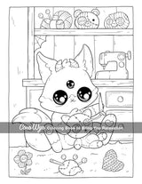Creepy Cutie: Coloring Book for Adults and Teens Featuring Goth Kawaii and Spooky Cute Creatures of All Kinds and Many More Coco Wyo LLC