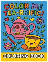 COLOR ME TEA-RRIFIC: COLORING BOOK Majosta