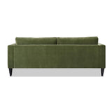 Jennifer Taylor Home Nicholi Lawson Velvet Loose Back Sofa - Olive Green, Modern & Contemporary Jennifer Taylor Home