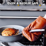 GreenPan Chatham Hard Anodized Healthy Ceramic Nonstick, 11" Grill Pan, PFAS-Free, Dishwasher Safe, Oven Safe, Gray GreenPan