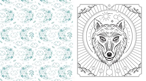 Moon Magic Coloring Book: Tap Into Your Mystical Potential (Chartwell Coloring Books) WoodArtSupply