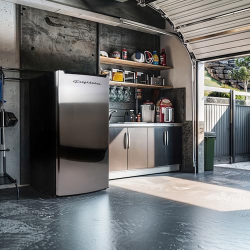 Frigidaire EFRF696-AMZ Upright Freezer 6.5 cu ft Stainless Platinum Design Series, Silver Frigidaire