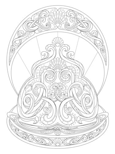 Creative Haven Celtic Nature Designs Coloring Book (Adult Coloring Books: World & Travel) Dover Publications