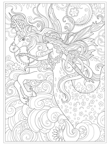 Creative Haven Magical Fairies Coloring Book (Adult Coloring Books: Fantasy)