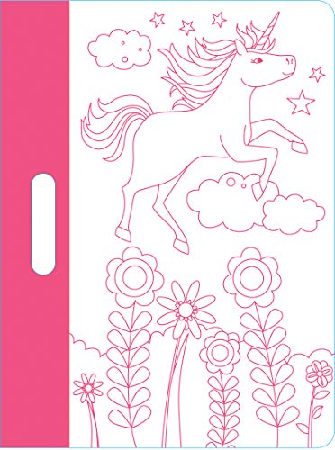 Unicorn Dreams Jumbo Coloring Book for Girls Ages 3 and Up; 11" x 14 ¾" Oversized Sheets; Unicorns, Castles, Fairies, Flowers, Rainbows, and More; Magical Gift Lodi Publishing