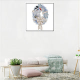 KTHOFCY 5D DIY Diamond Painting Kits for Adults Kids, Christmas Garland Full Drill Embroidery Cross Stitch Crystal Rhinestone Paintings Pictures Arts Wall Decor Painting Dots Kits 15.7X11.8 in KTHOFCY