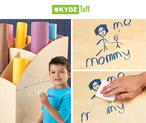 Jonti-Craft 2411JC Culinary Creations Play Kitchen, 35 x 80 x 15 inches, Natural Wood, 4 Piece Set Jonti-Craft