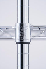 60" x 24" x 72" Chrome Silver 4-Tier Wire Shelving NSF 2400 LBS Max Capacity Heavy Duty Steel Storage Rack for Commercial, Residential, Warehouse, Stimulate Living