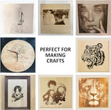 Plywood Board 20PCS 12 x8 x 1/12 inch Basswood Sheets Thin Wood Sheets Perfect for Arts Crafts School Projects and DIY Projects,Baltic Birch Sheets Perfect for Wood Burning… Thiecoc