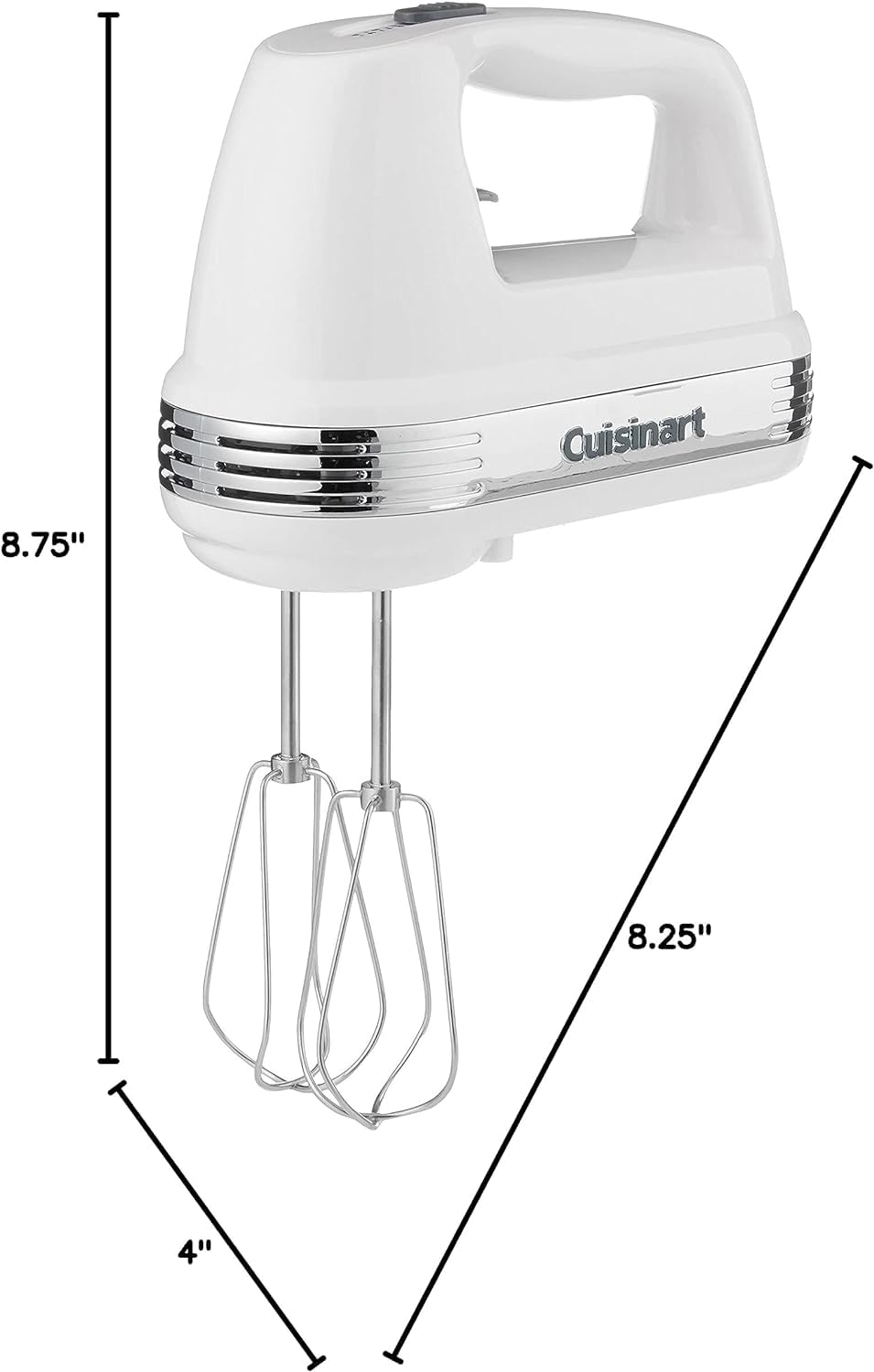 Cuisinart HM-50 Power Advantage 5-Speed Hand Mixer, White Cuisinart