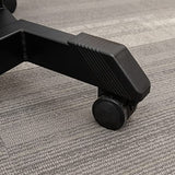 Stand Up Desk Store Pneumatic-Adjustable Two-Tier Compact Standing Desk (Black Frame/Black Desktop, 28” Wide) S Stand Up Desk Store
