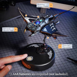 ROKR 3D Metal Puzzles for Adults, Manta Ray Mechanical, 3D Metal Model Kits for Adults to Build, Unique Electric Mechanical Toy