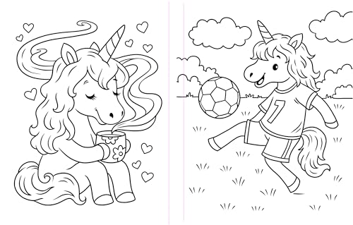 Totally Awesome Unicorn Coloring Book with Stickers Cottage Door Press