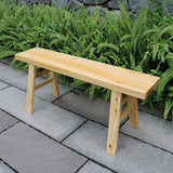 Skinny Bench, Wood Entry Bench, Farmhouse Wood Bench, Narrow Entryway Bench, Dining Room Bench, Vintage Bench, for Living & Dining Room, Rustic Design, Natural Finish(Yellow,98 * 24 * 45cm) WoodArtSupply
