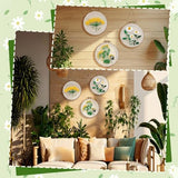 Ovveroche 3 Sets Embroidery Kit for Beginners, Flower Cross Stitch Kits for Adults, Starter, Hand Craft Lover Practice with Floral Stamped Pattern Yellow