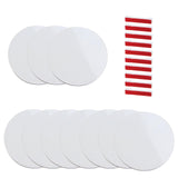 BAIRU Sublimation Badges Pin, Blank ID Name Badge Heat Transfer Name Tag, for Personalized Making BAIRU