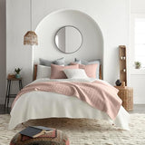 Levtex Home Mills Waffle Full/Queen Quilt Set (88x92in) with 2 Pillow Shams (26x20in) - Cream - Cotton Waffle Full/Queen Size Quilt Bedding Set - Lightweight, Soft, Pre-Washed Levtex Home