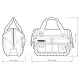 ToughBuilt - 20" Massive Mouth w/Waterproof Base - Durable and Rugged, Lockable, 22”x 14”x 11” - (TB-CT-62-20) ToughBuilt