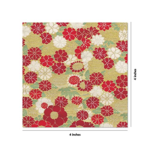Origami Paper Washi Patterns 1,000 sheets 4" (10 cm): Tuttle Origami Paper: Double-Sided Origami Sheets Printed with 12 Different Designs (Instructions for Origami Crane Included) WoodArtSupply