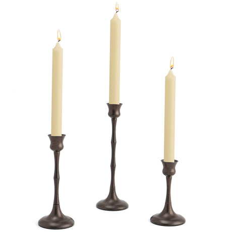 Candle Stick Candle Holder Set of 3 Metal Candlestick Holders Candle Stand Taper Candle Holders for Table Centerpiece Fireplace Mantle Decor, Ideal Gift for Wedding Thanksgiving Christmas Housewarming SHOHAYTO