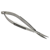 HTS 144C7 4.5" Curved Stainless Steel Squeeze Scissors HTS