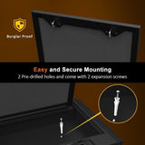 [ 30% Larger capacity ]Gun Safe for Pistols, Biometric Handgun Safe box, Mounted Handgun Safe Quick Access Security Safe with Fingerprint Keypad Lock for Home nightstand PATRON