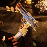 MU 3D Wooden Puzzle for Adults Model kit Building Wood Desert Eagle, Toy Wooden Puzzles Gun, DIY Kits for Men Gifts Birthday Collectible Hobbies Kit
