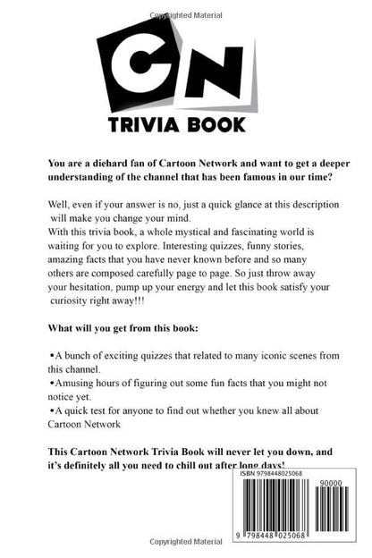 Cartoon Trivia Book: A Unique The Revealing Stories Behind Network Q & Relaxing Quiz Activity Books For Kid And Adult