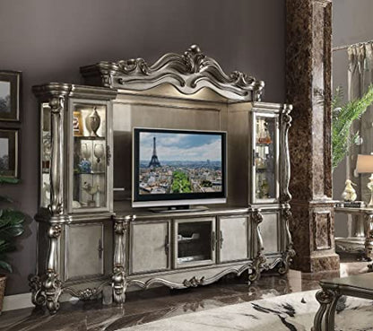 acme Versailles Home-Entertainment-Centers, Antique Platinum