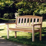 All Things Cedar GB48 Garden Bench Wood | Outdoor Bench, Real Wood Bench Chair | Handcrafted Comfort, Durable Patio Bench for Garden Retreats (51x23x34) All Things Cedar