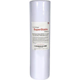 Superpunch Cloud Cover Stitch 12 inch x 10 Yard Roll, SuperStable Lightweight Stabilizer, Over The Back Fusible, Iron On Soft Cutaway Stabilizer for Embroidery Machines Backing - White - Made in USA Superpunch