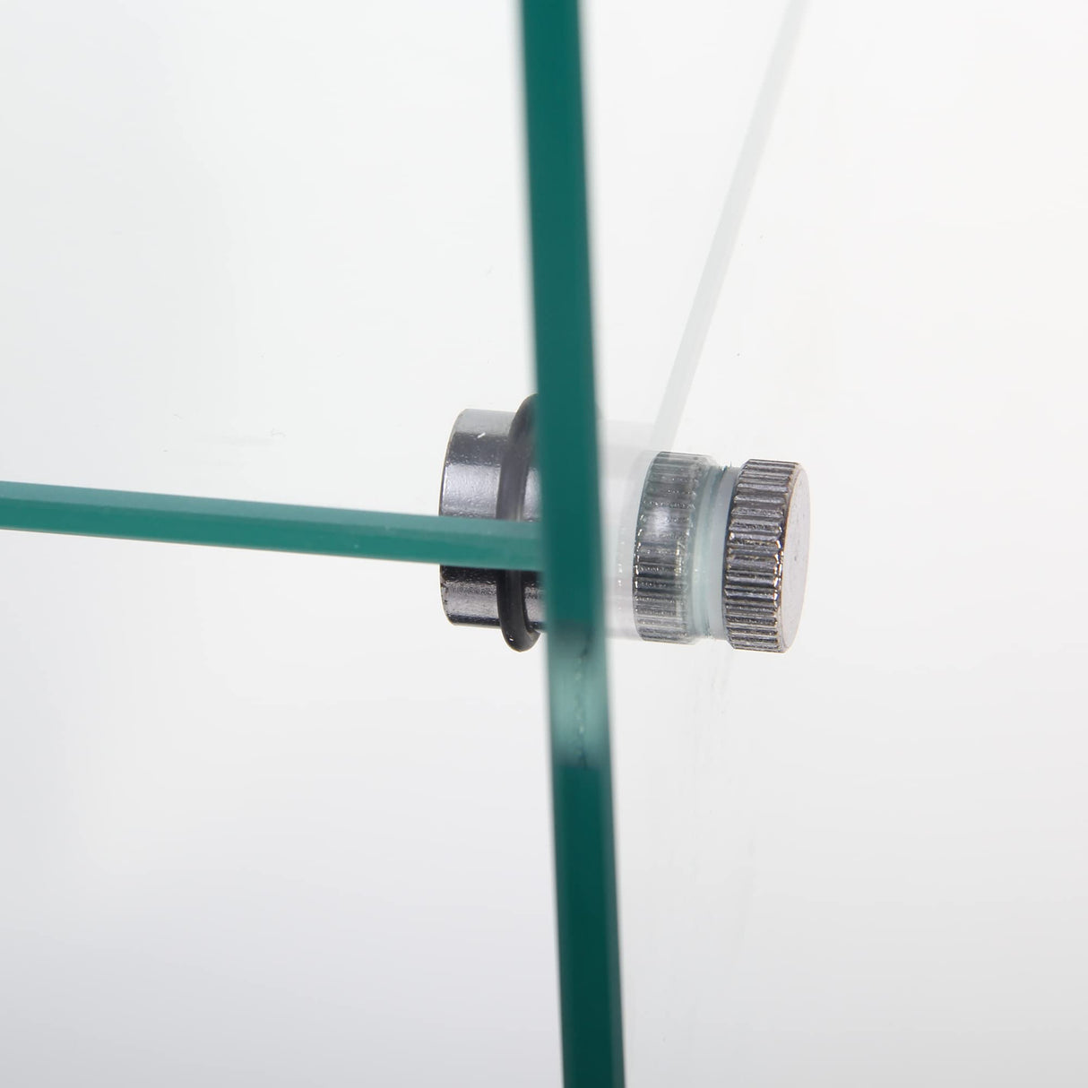 Glass Display Cabinet with Locks,64.7 inch Curio Cabinet with Glass 2 Doors,2 Columns Glass Cabinet/Display Case/Bookshelf for Living Room Reading Room Office Homfii