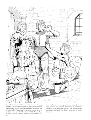Life in a Medieval Castle and Village Coloring Book (Dover World History Coloring Books) Dover Publications