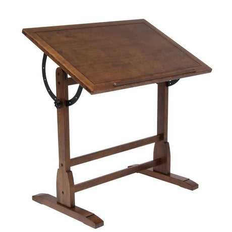 Drafting Table Desk Art & Craft Work Station Drawing Desk Adjustable Angle Drawing Artist Desk, Solid Pine Wood Artist Table (Size : 135x80x96cm) WoodArtSupply