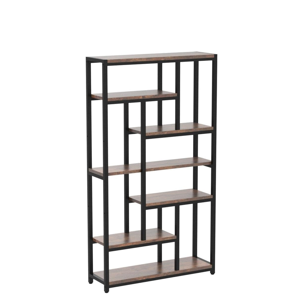 Tribesigns 79 Inch Industrial Vintage 10-Shelf Etagere Bookshelf for Home Office Storage Tribesigns