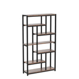 Tribesigns 79 Inch Industrial Vintage 10-Shelf Etagere Bookshelf for Home Office Storage Tribesigns
