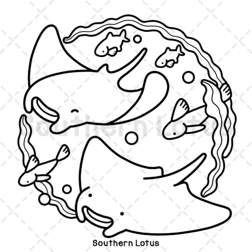 Ocean Home: Coloring Book for Adults and Teens Featuring Ocean Life with Adorable Mermaids and Sea Animals, Cute and Easy Drawings for Relaxation (Cozy Ocean) WoodArtSupply