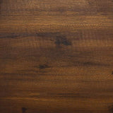 Walker Edison Maui Modern Solid Acacia Wood Slatted Patio Dining Table, 78 Inch, Dark Brown Walker Edison