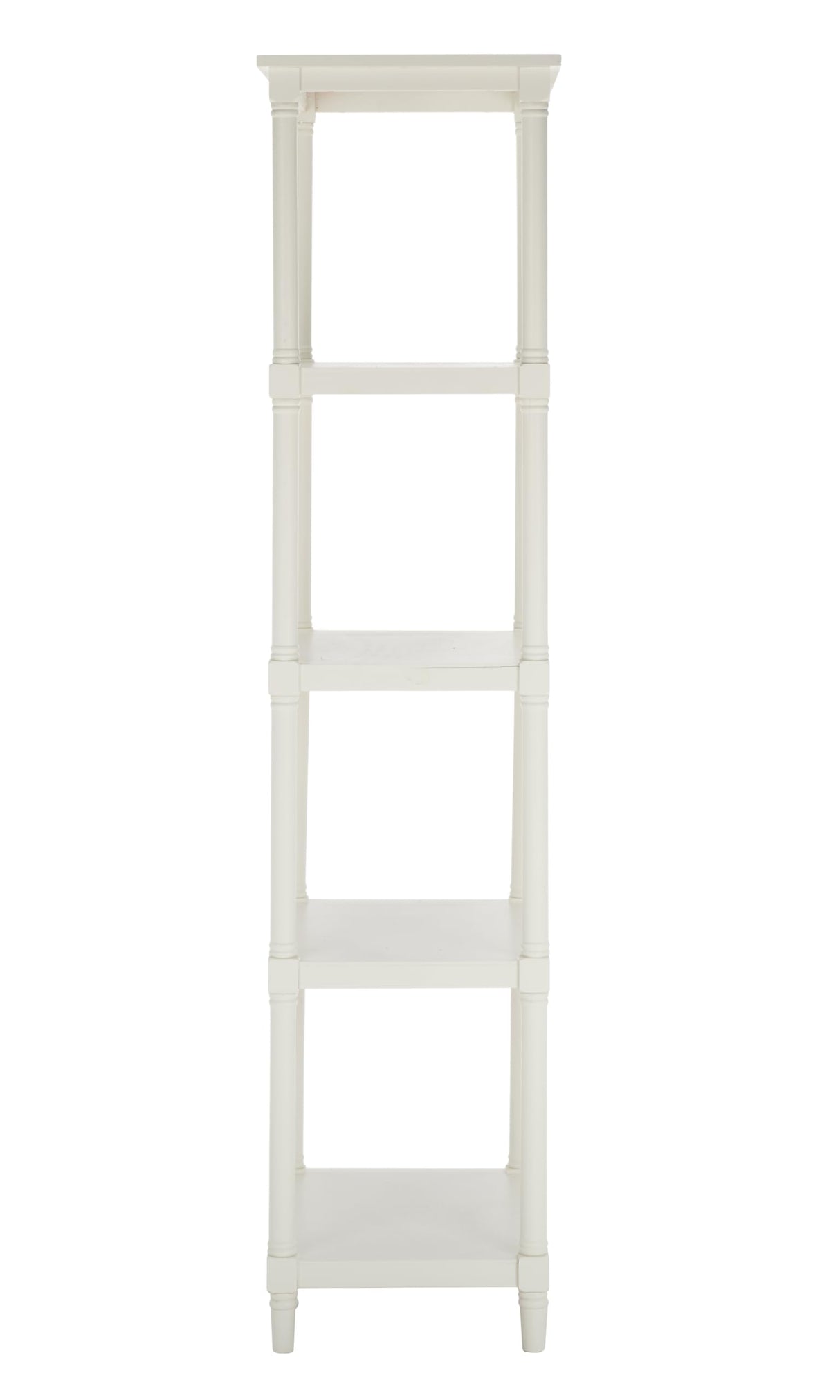 SAFAVIEH Home Collection – Odessa White 5-Tier Bookcase, Modern Storage Shelf Unit for Living Room, Bedroom, or Home Office (AMH5721C) SAFAVIEH