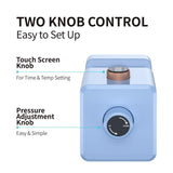 PYD Life 110 V Mini Mug Heat Press Machine Light Blue Touch Screen for 11 OZ 15 OZ Sublimation Mugs Tumblers Cups Printing Adjustable Pressure PYD Life