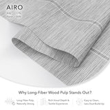 GoDear Design Adjustable Sliding Panel Hanging Room Dividers 45.8"- 86" W x 96" H, Extendable Vertical Blinds for Sliding Glass Doors, Closet Door Blinds Trimmable Fabric Panel Curtain Shades, Airo GoDear Design