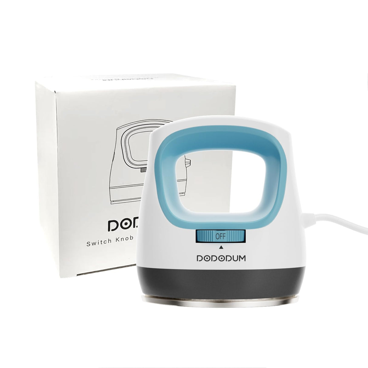 DODODUM Heat Press Small Heat Press Machine for T Shirts Shoes Hats Small HTV Iron-on Vinyl Projects Easy to Use Portable Iron Press for Heating Transfer Blue dododum