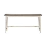 Lexicon Farmhouse Bar Table Set for 3 with Saddle Stools - Stylish White/Coffee Kitchen Dining Set Lexicon