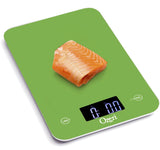 Ozeri Touch Professional Tempered Glass Digital Kitchen Scale, Lime Green Ozeri