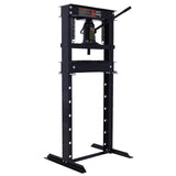 20 Ton Hydraulic Shop Press with Press Plates Adjustable Working Table H-Frame Garage Floor Press Including Bending Straightening Pressing Components Floor Stand Jack for Gears and Bearings Tzou